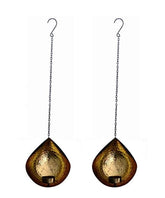 Metal Wall Hanging Tealight Candle Holder, Indian Diwali Gift, Decorative Hanging, Iron Lantern, Birthday Gift, Housewarming Gift